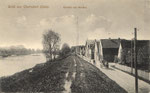 Gruß aus Oberndorf Oste, Ansicht von Norden, gel. 1918