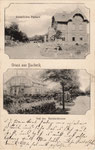 Gruss aus Basbeck, Kaiserliches Postamt, Teil der Bahnhofstrasse, gel. 1912