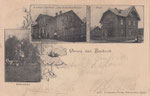 Gruss aus Basbeck, D.Lütjes Gasthaus Zum Deutschen Hause, Post, Birkenhain, gel 1906