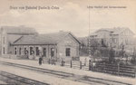 Gruss vom Bahnhof Basbeck-Osten, Lütjes Gasthof und Gartenrestaurant,gel. 1909