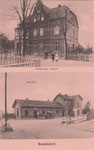 Basbeck, Kaiserliches Postamt, Bahnhof, gel. 1924