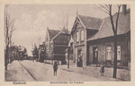 Basbeck, Bahnhofstraße mit Postamt, gel. 1919