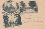Gtruss aus Großenwörden, Kirche, Dorfstrasse, Geschäftshaus von H.Schlichtmann, gel. 1901