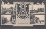 Neuhaus - Oste, Patriotische Postkarte, gel 1916
