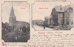 Basbeck, Kirche, Bahnhofstrasse, gel. 1904
